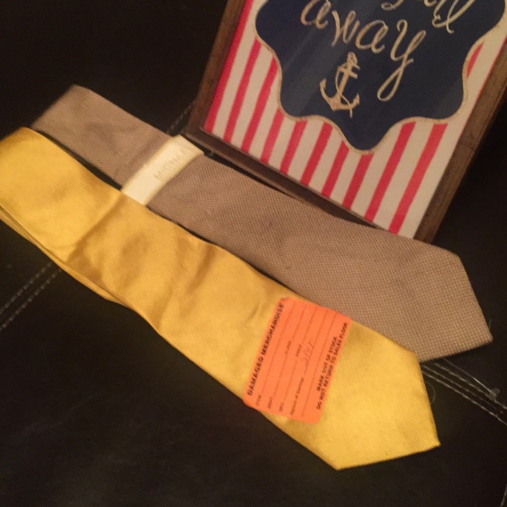 2 for 1 Michael Kors & Nautica Silk Necktie 👔